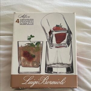 Luigi Bormioli 12oz blown crystal double old fashioneds